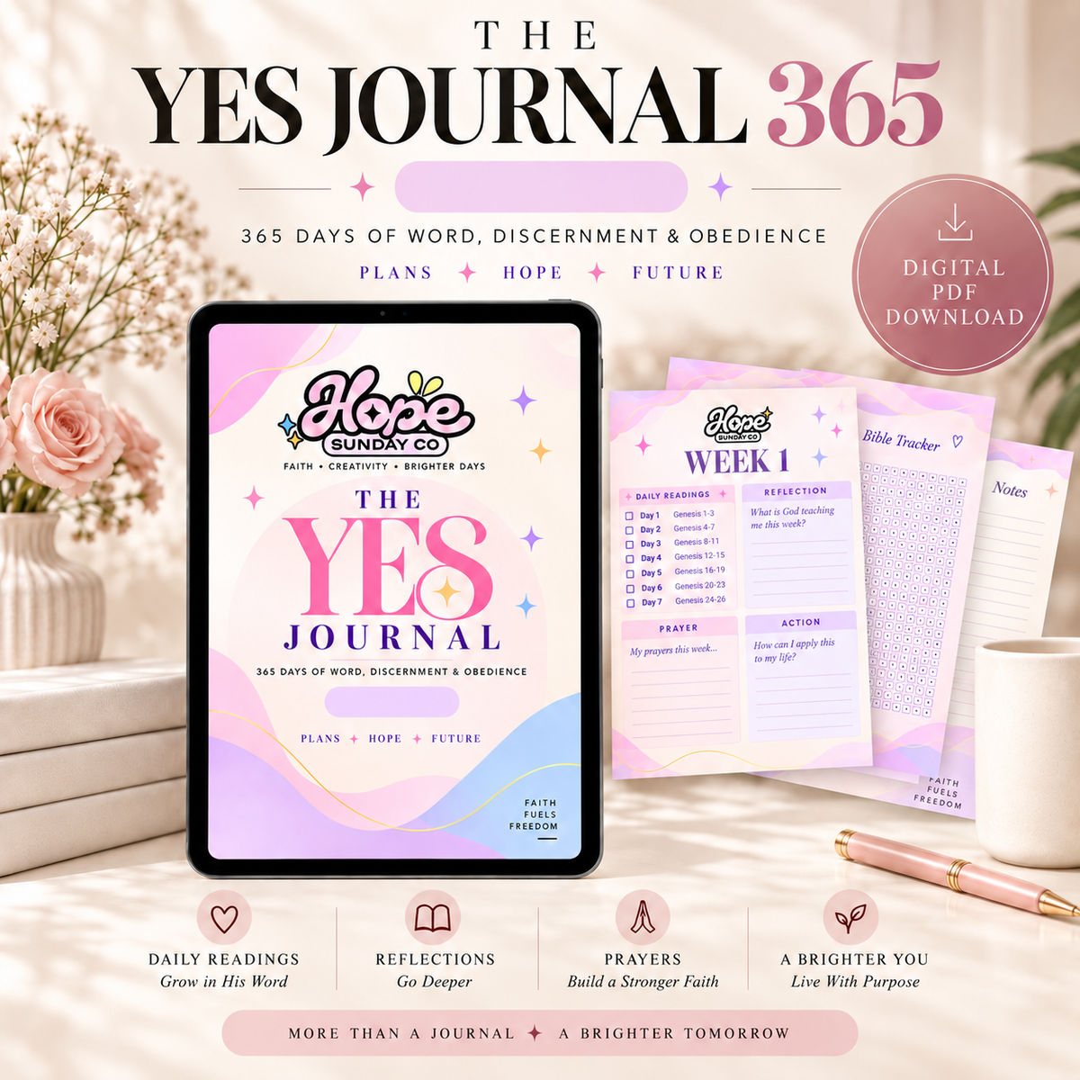 The Yes Bible Journal | Digital Download